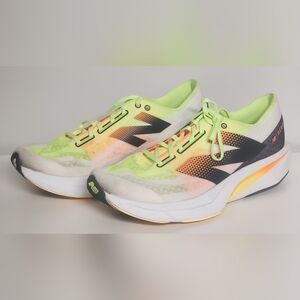 Size 13 - New Balance FuelCell Rebel v4 White Bleached Lime Glow W/ Fast Shippin